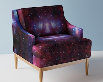 Tecido para estofamento Galaxy - Galáxia Roxa por azrael_abaddon - Nebulosa Roxa, Estrelas, Céu, Espaço, Tecido Galáxia Roxa por Metro com Spoonflower