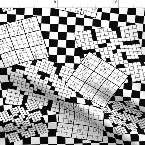 Affirmation Crossword Puzzle Fabric Crosswords Affirmations Etsy