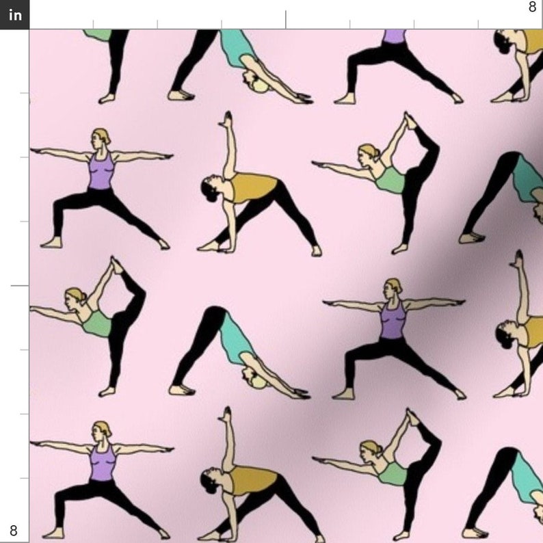 Yoga Fabric Yoga Girls by Yoga Stretch Etsy