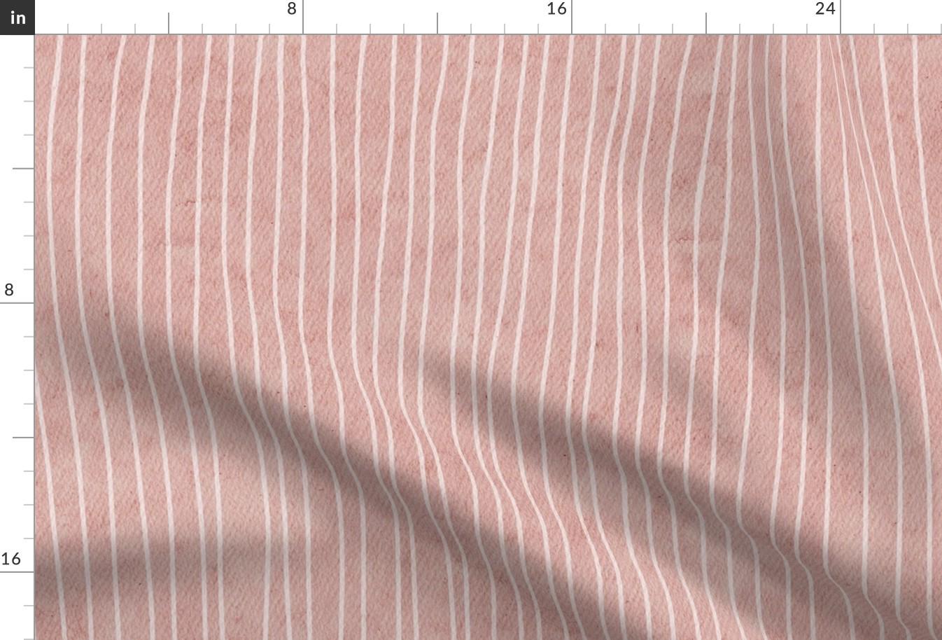Minimal Blush Fabric - Lines Blush by ilonitta - Farmhouse Simple Lines Vertical Stripe Blush Pink Fabric by the Yard by Spoonflower