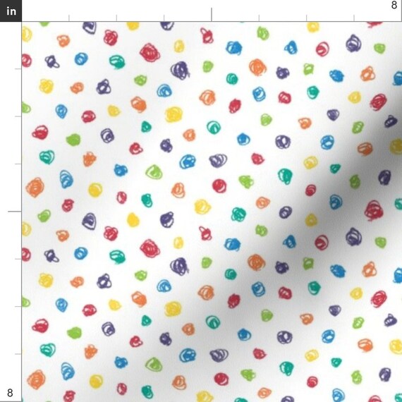 Fabric Traditions Rainbow Crayons Novelty Cotton Fabric