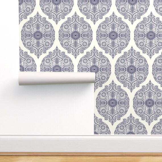 Moroccan Wallpaper Explorations in Ink and Symmetry by - Etsy