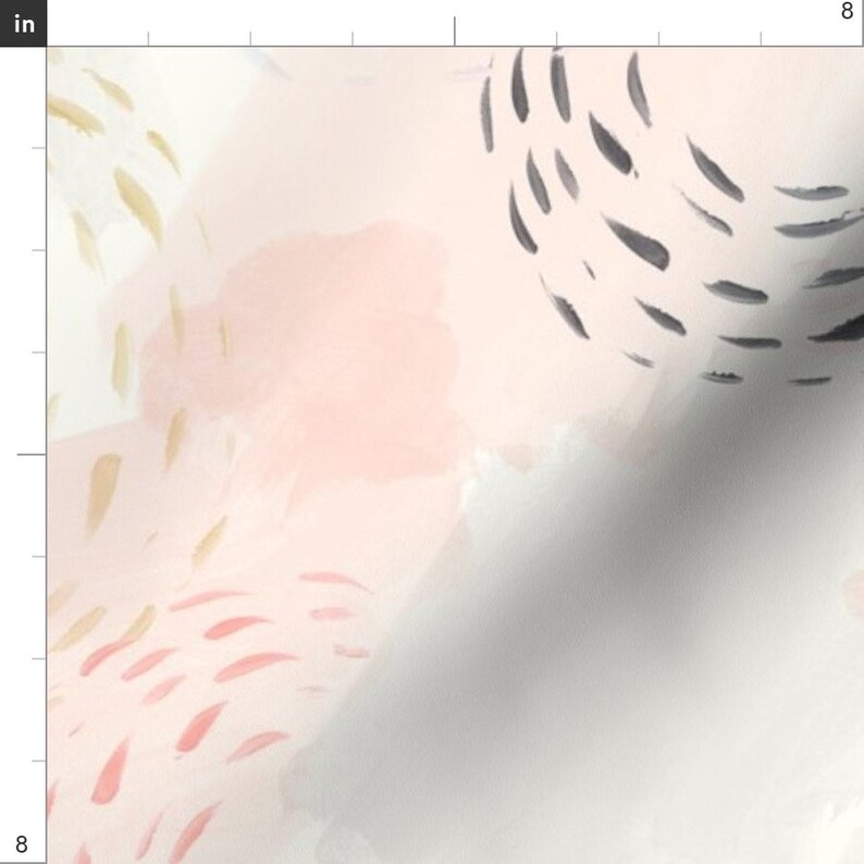 Abstract Pastel Swirls Fabric Abstract Pastel Watercolors By Etsy