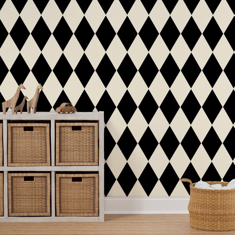 Harlequin Wallpaper Harlequin Diamonds Large by Etsy