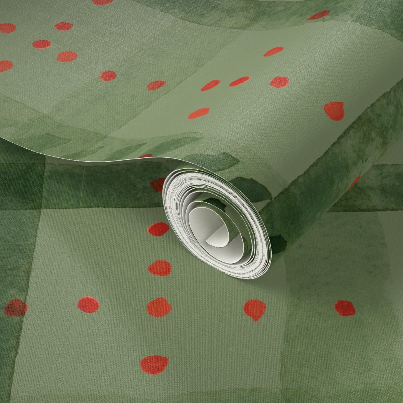 Sage Green Tartan Wallpaper Watercolor Christmas Plaid by Etsy