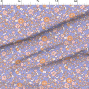Whimsical Halloween Apparel Fabric - Halloween Magic by jac_slade - Fun Cute Happy Cheerful Bright Pastel Clothing Fabric by Spoonflower Bild 2