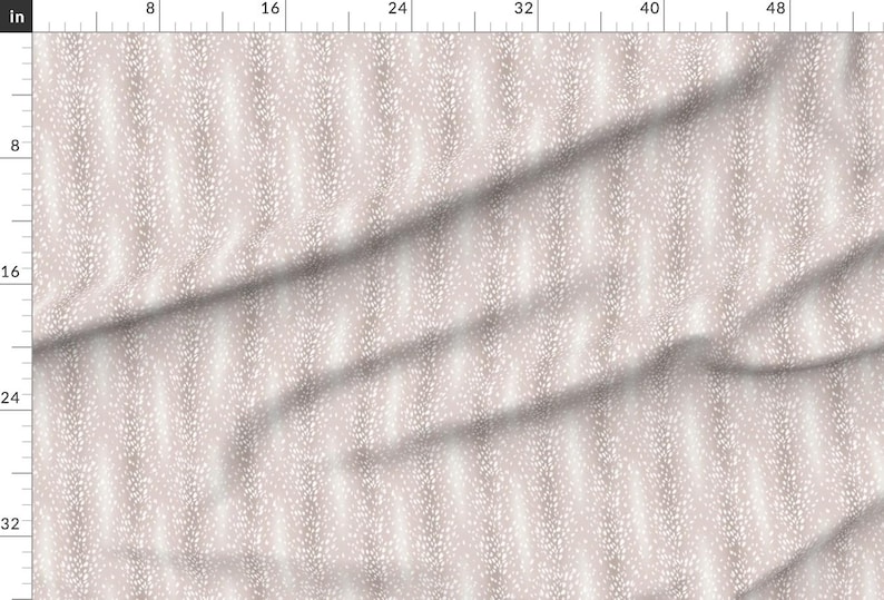Fawn Fabric - Gentle Fawn By Nelvis Valenzuela - Beige Brown Neutral Animal Hide Deer Axis Baby Cotton Fabric By The Yard With Spoonflower image 2