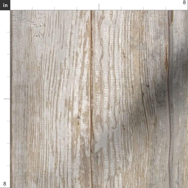 Wooden Planks Fabric - Whitewashed Wood Planks by willowlanetextiles - Coastal Neutral Reclaimed Wood Look Fabric by the Yard by Spoonflower image 3