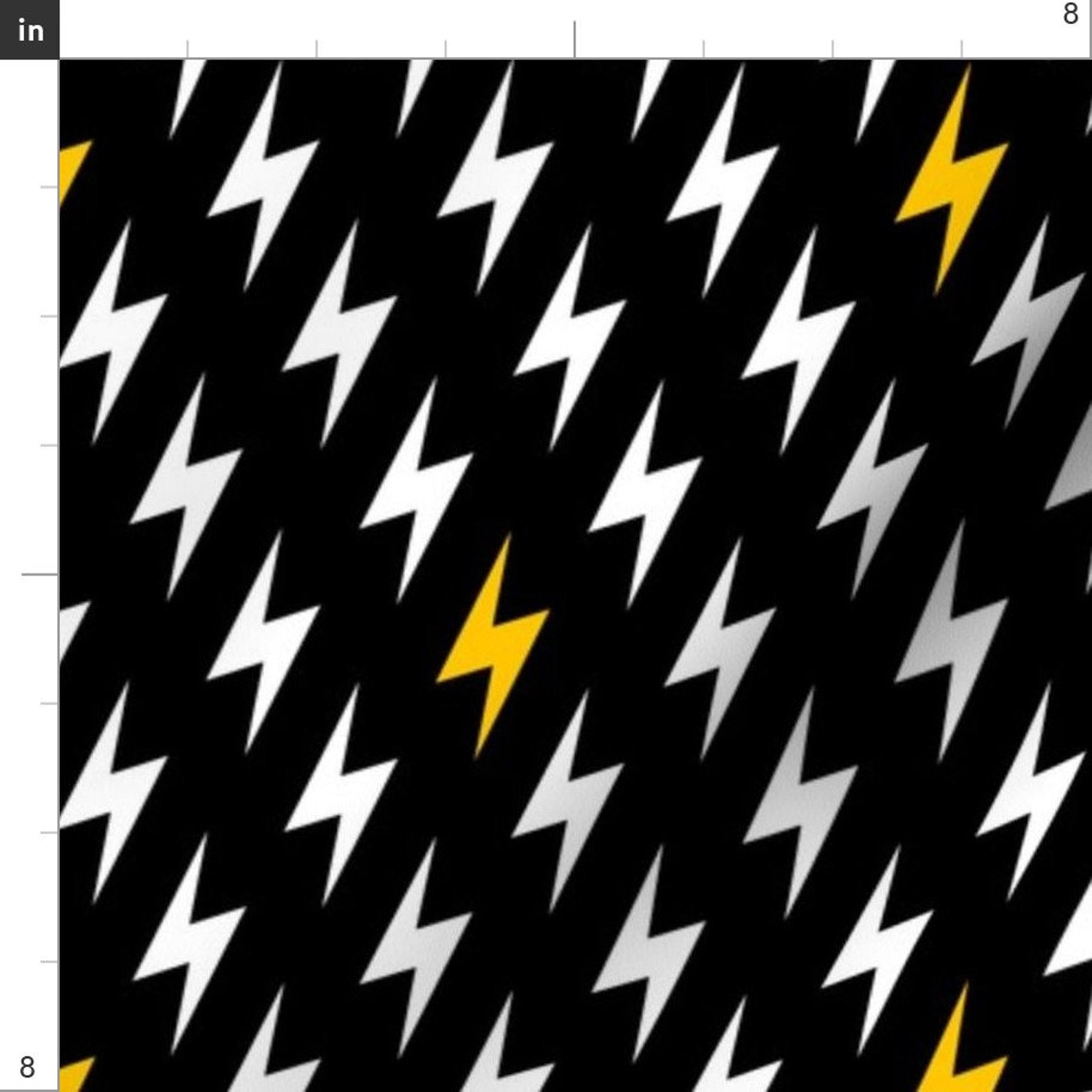 Black Lightning Bolt Fabric Bolts Of Lightning Synergy 0007 Etsy