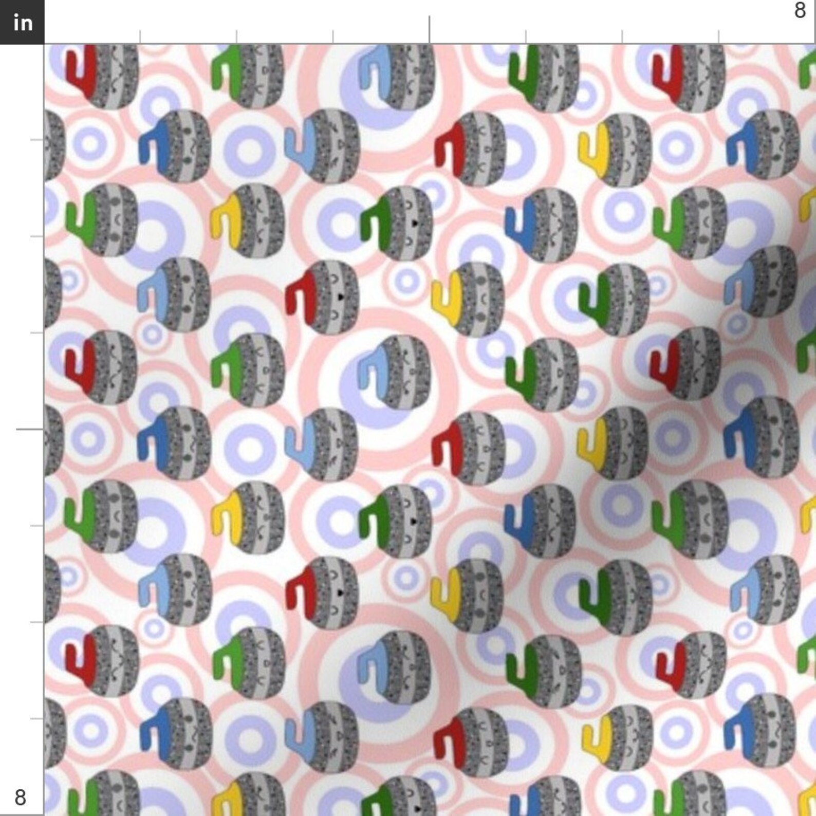 Curling Fabric Curling by Loopy Canadian Curling Cotton Etsy