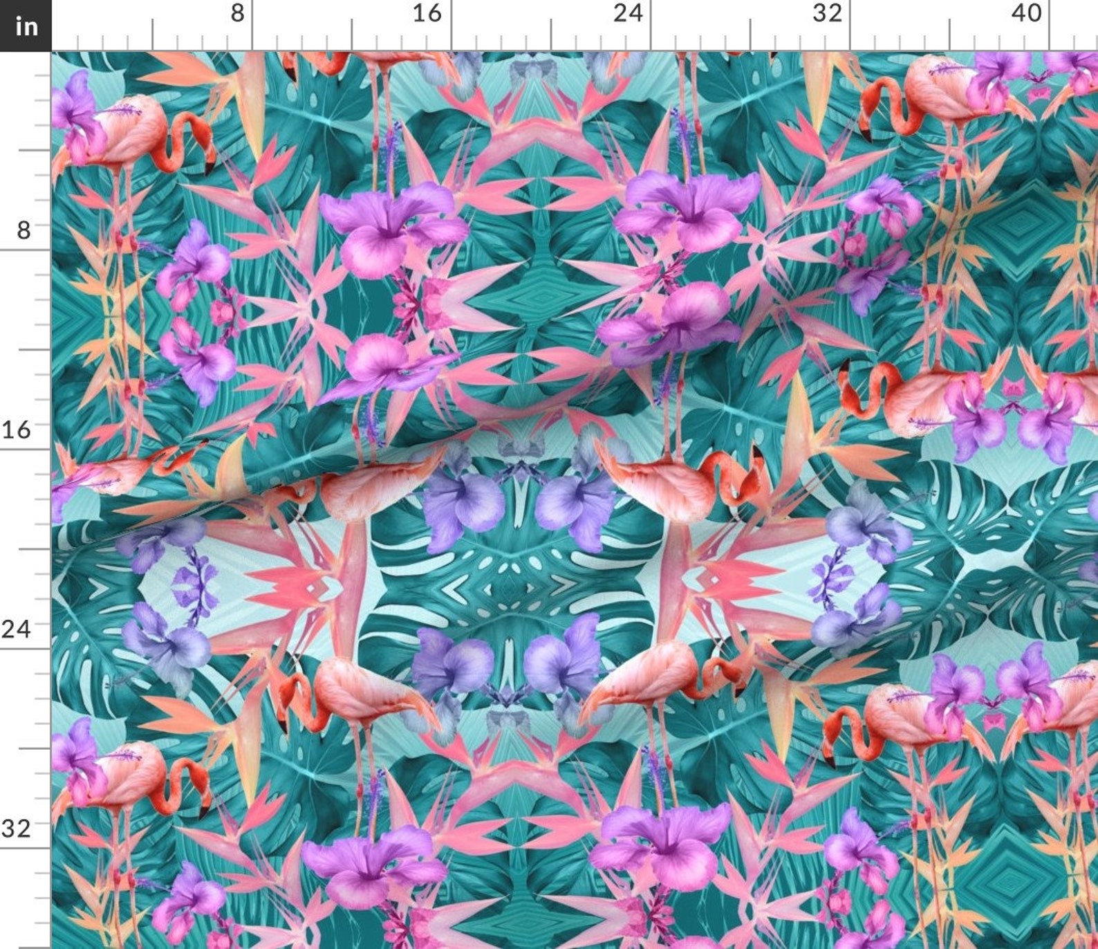 Tropical Paradise Fabric Tropicalparty 7v4 by Kociara Etsy
