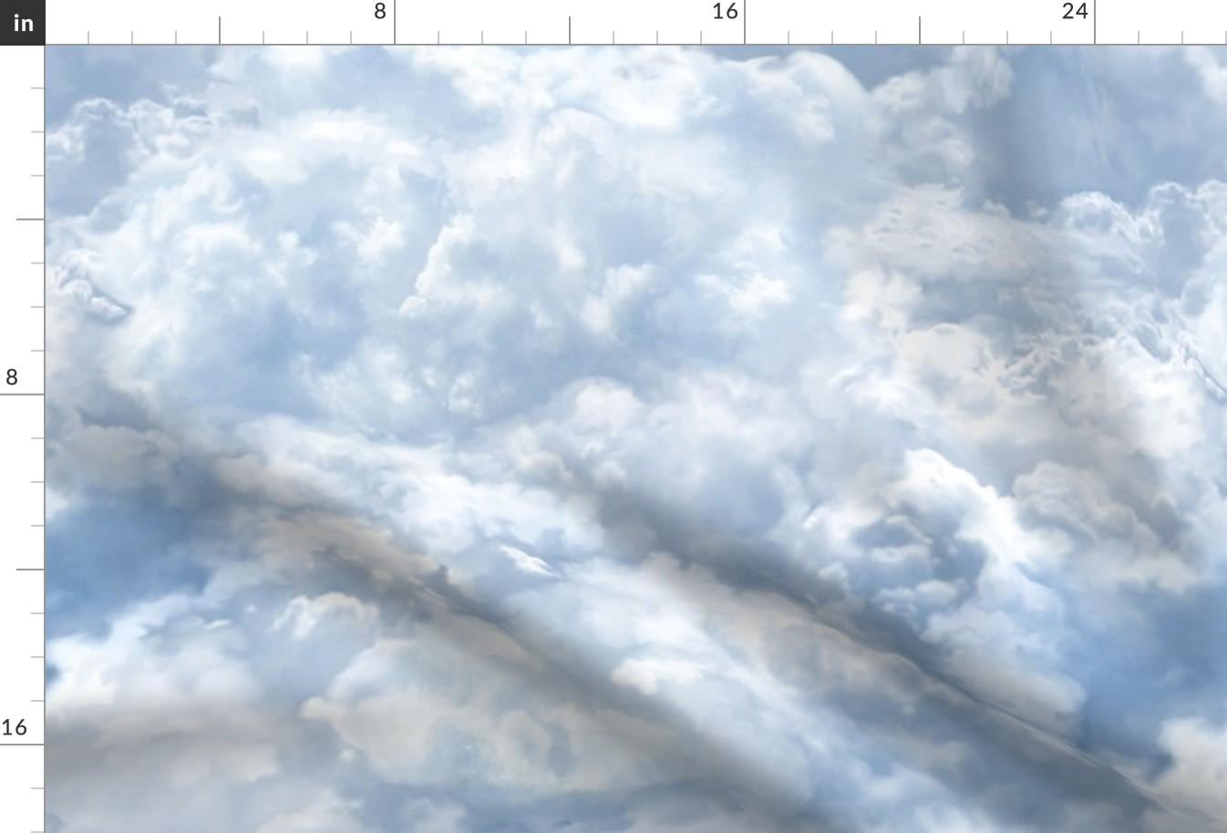 Las luces de la luna llena se reflejan en las nubes por la noche HD  descarga de fondo de pantalla, image size:1346x914