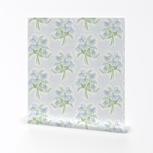 Dainty Floral Peel and Stick Wallpaper - Bouquets Grand Millenial Feminine - Removable Wall Decor Art - Pearl's Bouquet by danika_herrick image 2