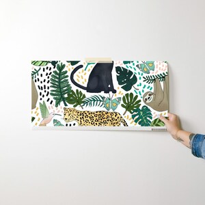 Rain Forest Wallpaper - Emerald Rain Forest Animals By Tangerine-Tane - Custom Printed Removable Self Adhesive Wallpaper Roll by Spoonflower image 9