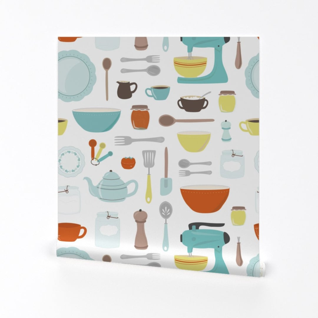 Vintage Kitchen Wallpaper My Vintage Kitchen by Calobeedoodles Retro