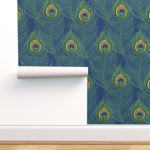 Peacock Feather Seamless Surface Pattern Peacock Feathers
