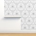 Bicycles Wallpaper - The Wheels On The Bike ... By Sef - Bicycles Gray Custom Printed Removable Self Adhesive Wallpaper Roll by Spoonflower 