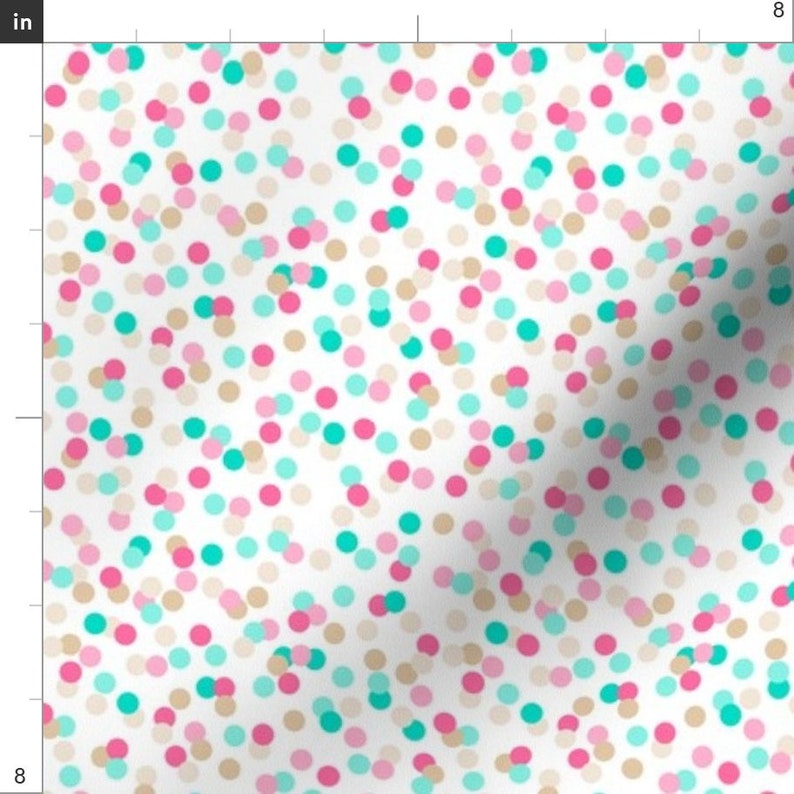 Confetti Fabric Confetti by Heleenvanbuul Modern Birthday Etsy