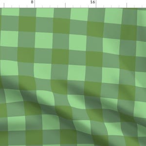 Isabelle Green Geometric Fabric - Isabelle&#39;S Vest Green Pattern By Introducingemy - Isabelle Cotton Fabric By The Yard With Spoonflower