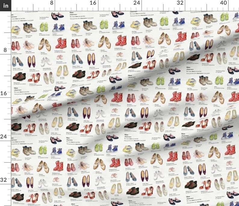 Shoe Fabric Shoes by Daniellehanson Fashion Shoes Novelty Etsy