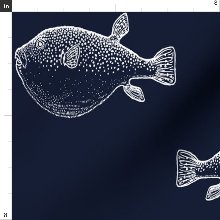 blowfish white canvas