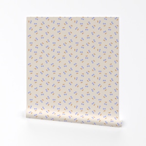 Carta da parati rimovibile con sbuccia e attacca ciliegie viola - Frutta Bambini Primavera Estate Ciliegia Dolce - Decorazione murale - Ciliegie Lilla di kimsa