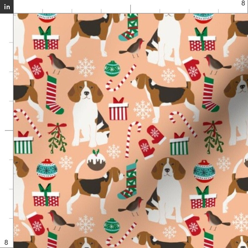 Beagle Christmas Cuddles Quilted Blanket NCU0VL617