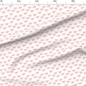 Palm Tree Fabric - Watercolor Palm Coral By Littlearrowdesign - Tropical Trees Summer Decor Cotton Fabric By The Yard With Spoonflower imagen 2