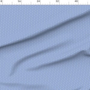 Dot Fabric - Dot // Dots Spots Polka Dot Blue Periwinkle Sweet Little Dots By Andrea Lauren - Dot Cotton Fabric By The Yard With Spoonflower image 2