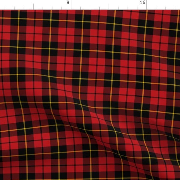 Wallace Tartan Crest Blankets