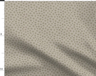 Scaly Stone Fabric - Petoskey Stone Natural Small By Weavingmajor - Scales Tortoise Nature Lines Cotton Fabric By The Yard With Spoonflower