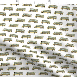 School Bus Fabric - School Bus Yellow By Littlearrowdesign - School Bus Classroom Decor Cotton Fabric By The Yard With Spoonflower