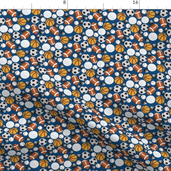 Sports Ball Fabric Etsy
