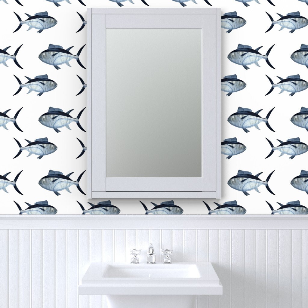 Tuna Fish Wallpaper Bluefin Tuna by Arwenartanddesign | Etsy