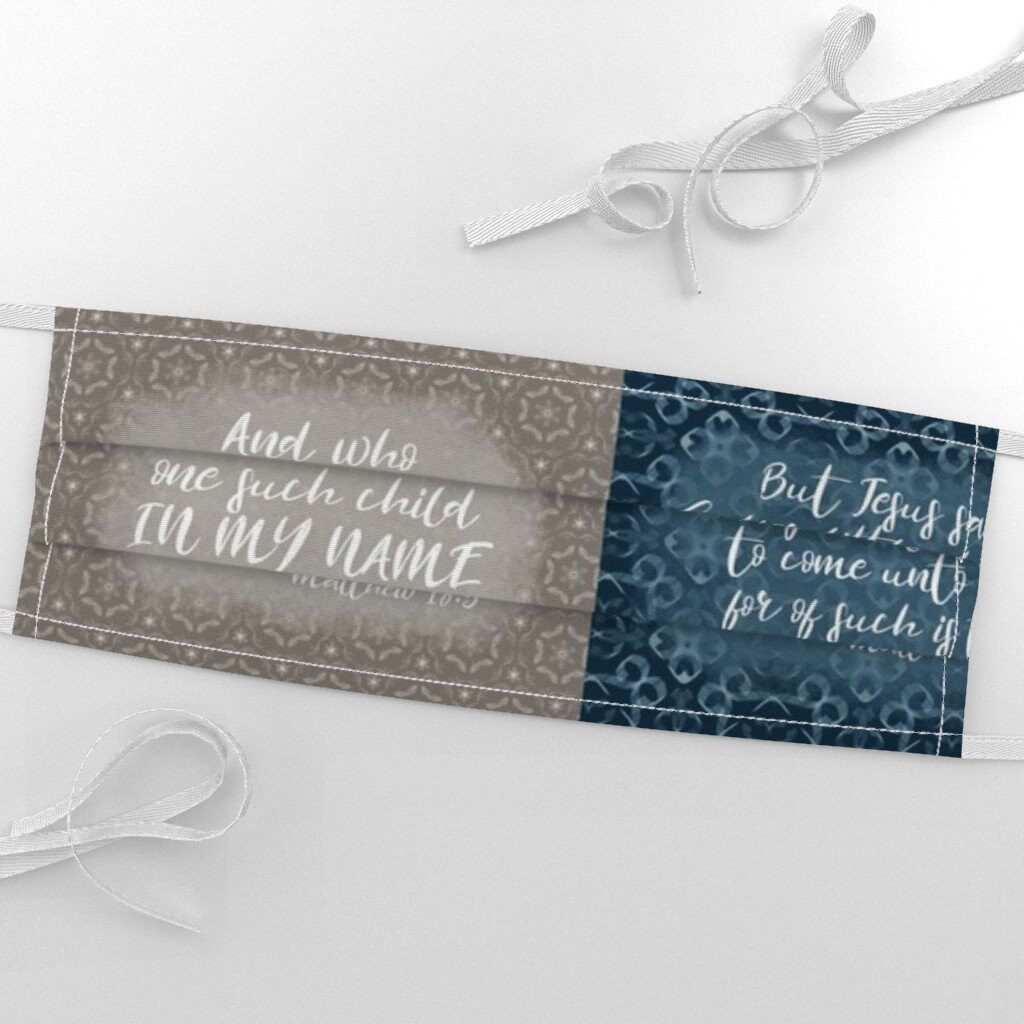 Scripture Quilt Fabric Bible Verse Baby Quilt by | Etsy