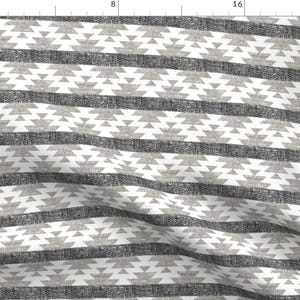 Aztec Fabric Woven Aztec Neutrals by Littlearrowdesign Aztec Gray ...