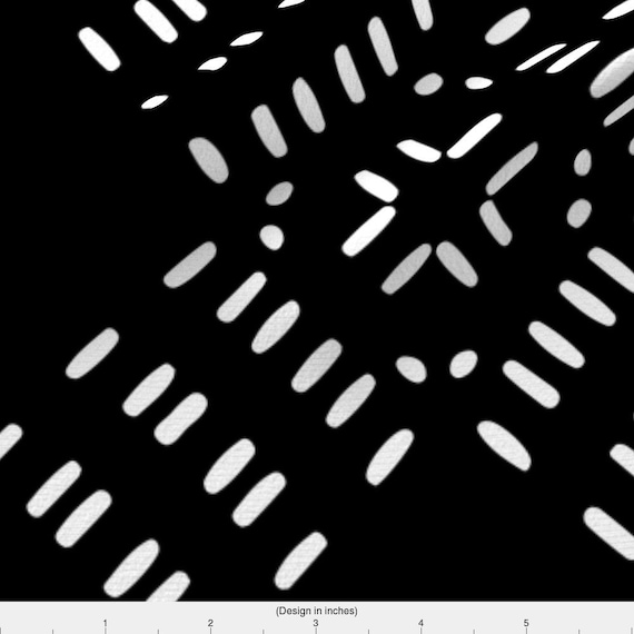 Spoonflower Moroccan Fabric Home Decor Black and White Abstract Moroccan Farmhouse Modern Tile by Littlearrowdesign Printed on Performance Piqu/é Fabric by The Yard