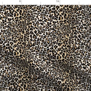 Animal Print Fabric - Classic Leopard By Cinneworthington - Jungle Cat Cheetah Jaguar Tropical Cotton Fabric By The Yard With Spoonflower