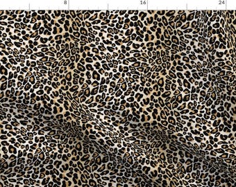 Animal Print Fabric - Classic Leopard By Cinneworthington - Jungle Cat Cheetah Jaguar Tropical Cotton Fabric By The Yard With Spoonflower