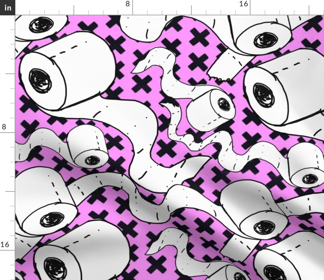 Toilet Paper Fabric Toilet by Abbieuproot Toilet Paper Etsy