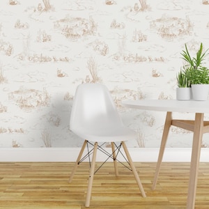 Winnie Puuh Honig-Tapete zum Aufkleben – Vintage-Toile-Tapete im Märchenstil fürs Kinderzimmer – Abnehmbare Wanddekoration – Winnie Puuh Honig-Toile von at_the_cottage