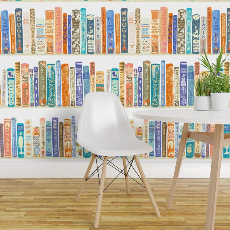 Fairy Library Wallpaper - Etsy
