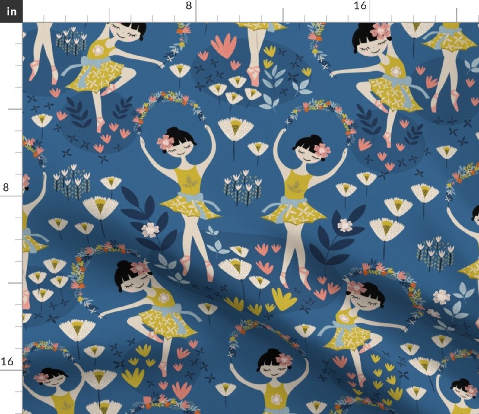 Ballet Fabric Sleeping Beauty Garland Waltz by Etsy