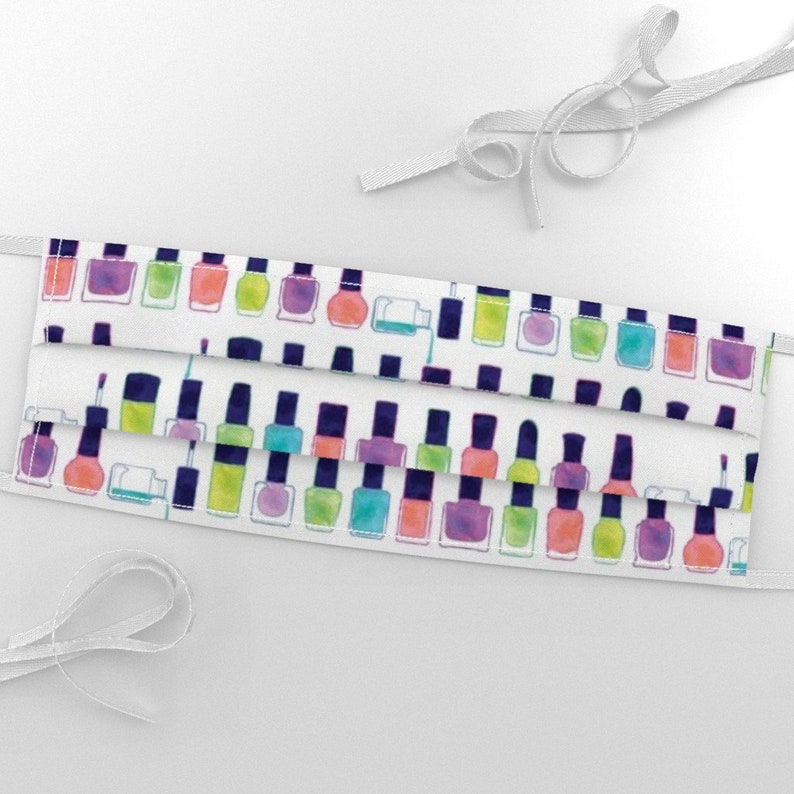 Nail Polish Fabric Nail Polish Colors By Pinkowlet Etsy