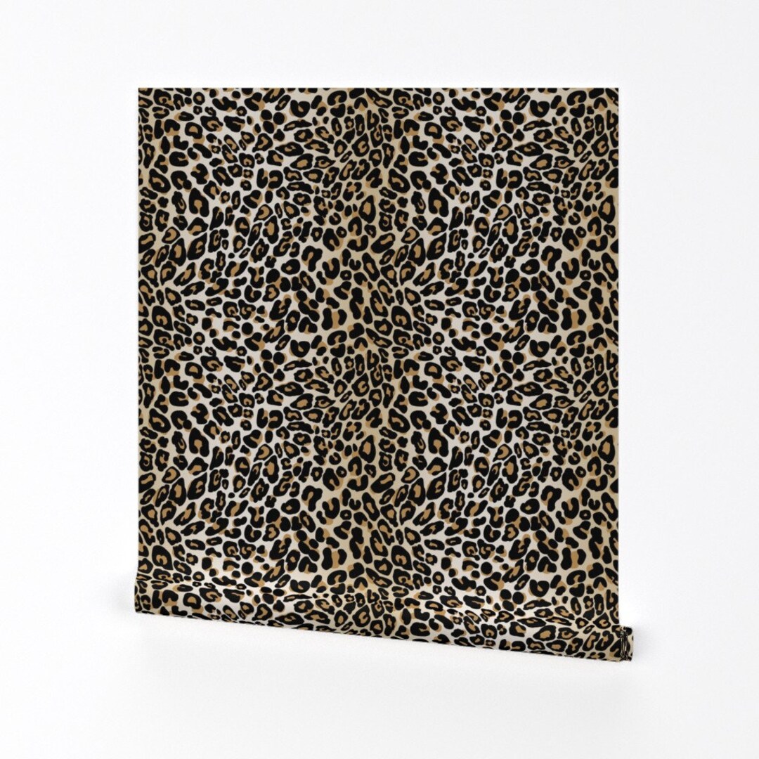 Leopard Wallpaper Classic Leopard by Cinneworthington - Etsy