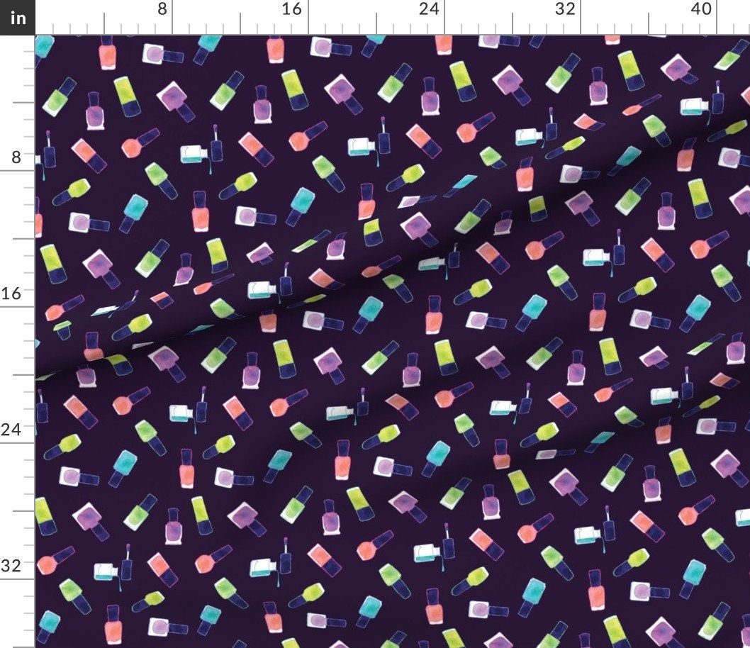 Nail Polish Fabric Nail Polish in Colors by Pinkowlet Etsy