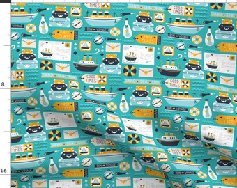 Cruise Ship Fabric Etsy