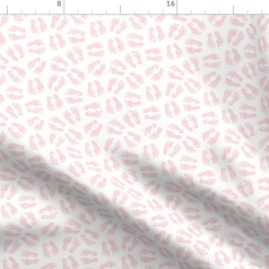 Baby Girl Fabric - Baby Feet by littlearrowdesign - Footprints Nursery Nursing Mama Baby Shower Newborn  Fabric by the Yard by Spoonflower