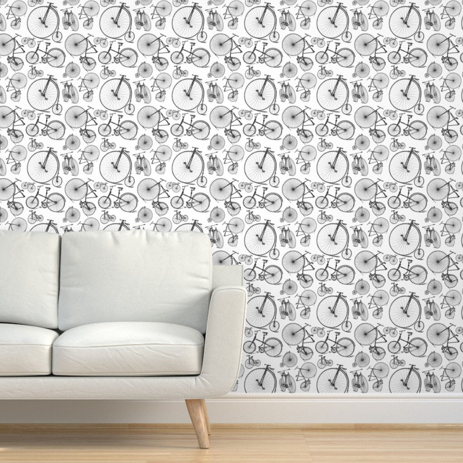 Bicycle Wallpaper Antique Bikes Bicycles by | Etsy