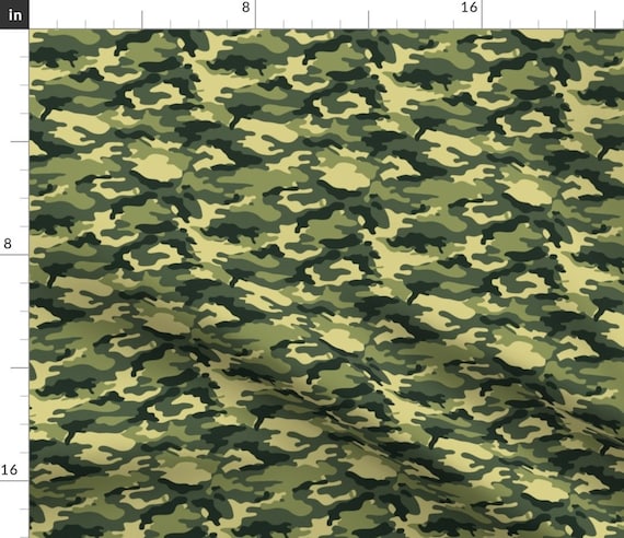 Dark Green Camo Fabric Camouflage Commando Army Forest Seamless Pattern by  Jamesdean Camo Cotton Fabric by the Yard With Spoonflower -  Canada